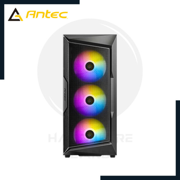 case antec ax61 elite mesh black s/ fuente 4 ventiladores argb 2
