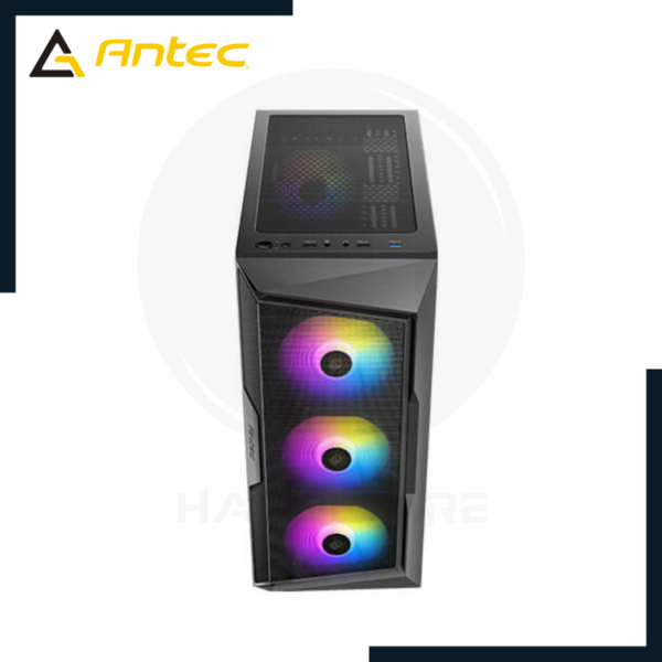 case antec ax61 elite mesh black s/ fuente 4 ventiladores argb 3