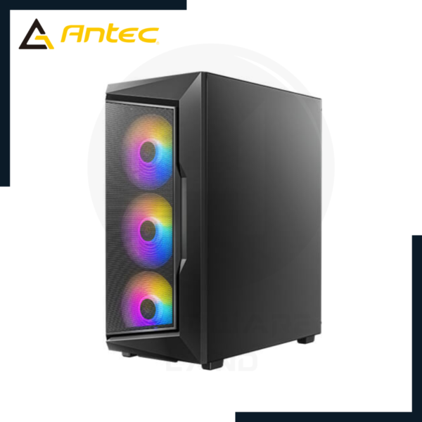 case antec ax61 elite mesh black s/ fuente 4 ventiladores argb 4