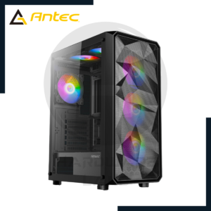 case antec ax83 rgb extreme mesh black s/ fuente 6 ventiladores rgb rainbow 1
