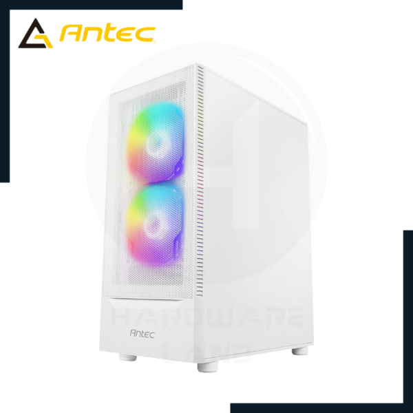 case antec nx410 mesh white s/ fuente 2 fan 140mm argb + 1 fan 120mm argb 5