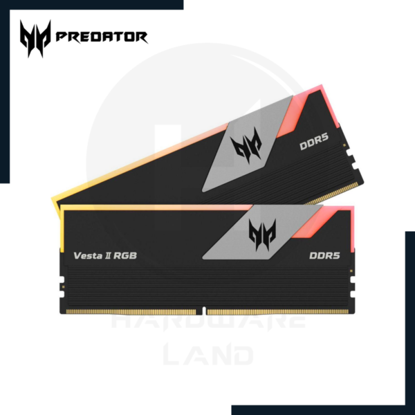 memoria ram predator vesta ii rgb 32gb (2x16gb) ddr5 6000mhz cl32 2