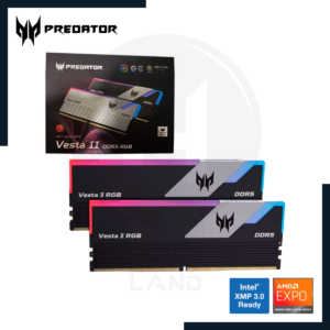 memoria ram predator vesta ii rgb 32gb (2x16gb) ddr5 6000mhz cl34 | intel xmp & amd expo 1