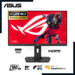 monitor gaming asus rog strix xg259cs 24.5" 1920x1080 fhd ips 180hz 1ms hdmi displayport adaptive sync 1