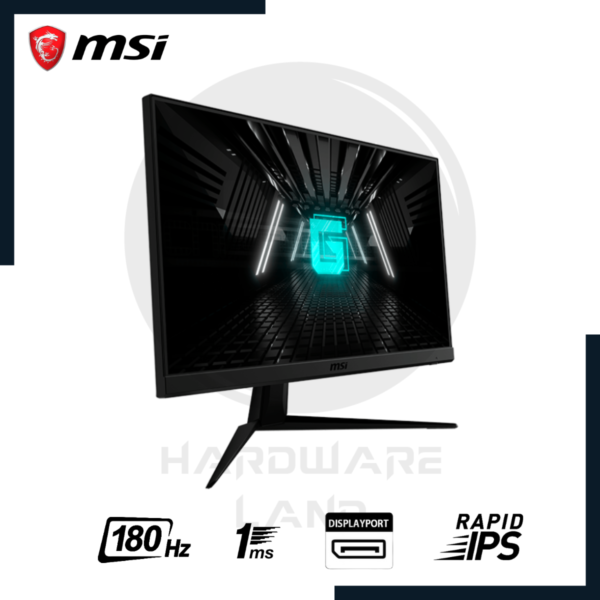 monitor gaming msi g2412f 24" 1920x1080 fhd rapid ips 180hz 1ms hdmi displayport adaptive sync 3
