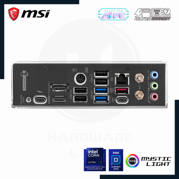 MSI Z890 GAMING PLUS WIFI DDR5 4 msi z890 gaming plus wifi ddr5 4