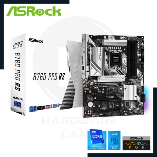 placa madre asrock b760 pro rs ddr5 lga 1700 1