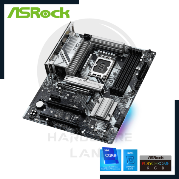 placa madre asrock b760 pro rs ddr5 lga 1700 3
