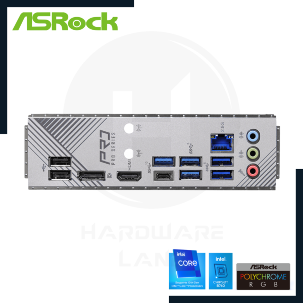 placa madre asrock b760 pro rs ddr5 lga 1700 4
