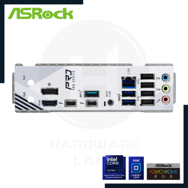 placa madre asrock z890 pro rs ddr5 lga 1851 4