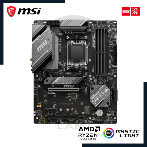placa madre msi b650 gaming plus wifi ddr5 am5 2