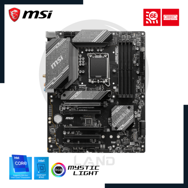 placa madre msi b760 gaming plus wifi ddr5 lga 1700 2