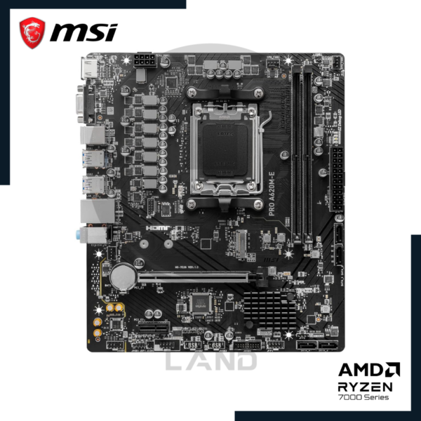 placa madre msi pro a620m-e ddr5 am5 2