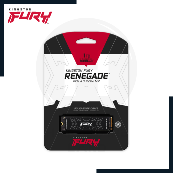 ssd kingston fury renegade 1tb m.2 nvme pcie gen 4.0 1