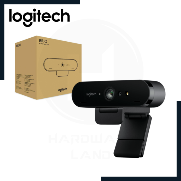 cámara web logitech brio ultra hd 4k 1