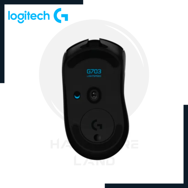 MOUSE GAMING LOGITECH G G703 LIGHTSPEED INALÁMBRICO BLACK RGB 25K DPI