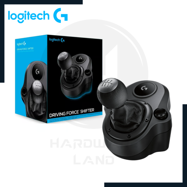 PALANCA DE CAMBIO LOGITECH G PARA G29/G923 | 6 VELOCIDADES BLACK