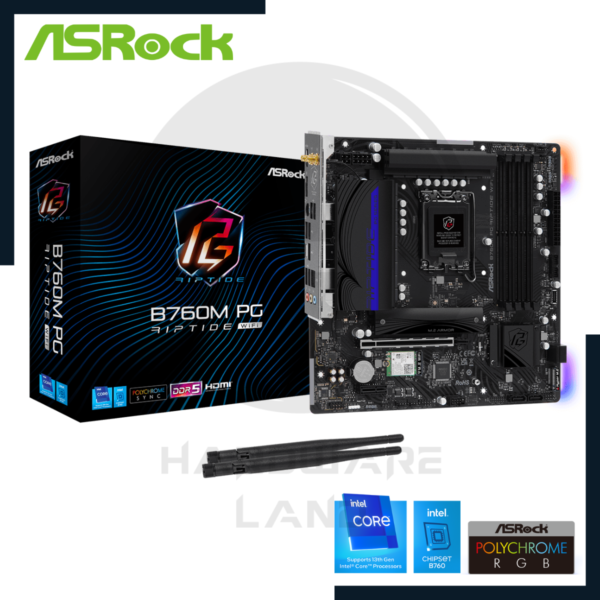 placa madre asrock b760m pg riptide wifi d5 1