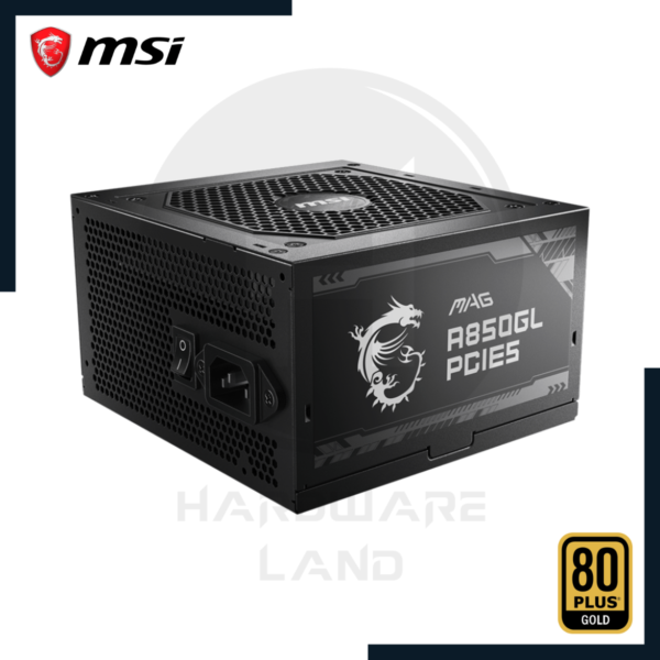 fuente msi mag a850gl pcie 5.0 80 plus gold 850w 3