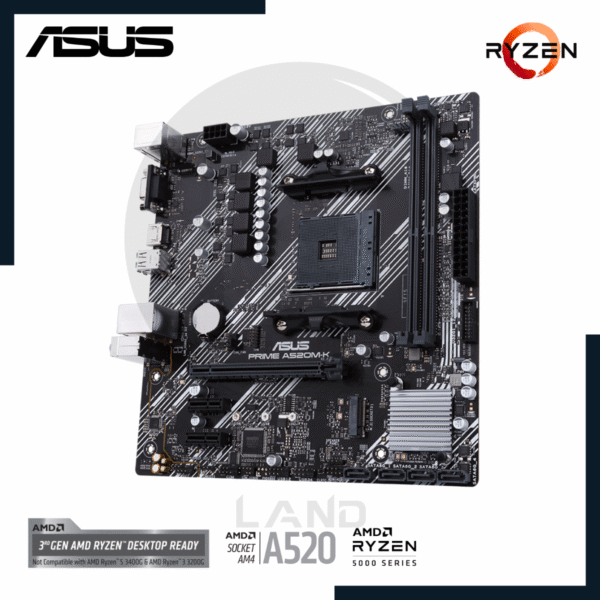 ASUS PRIME A520M-K 3 asus prime a520m-k ddr4 3