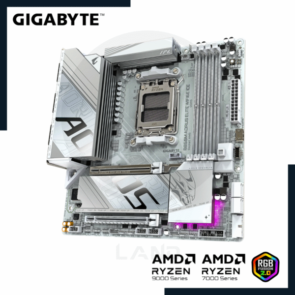 GIGABYTE B850M AORUS ELITE WIFI6E ICE 3 gigabyte b850m aorus elite wifi6e ice 3