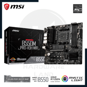 MSI B550M PRO-VDH WIFI 1 msi b550m pro-vdh wifi ddr4