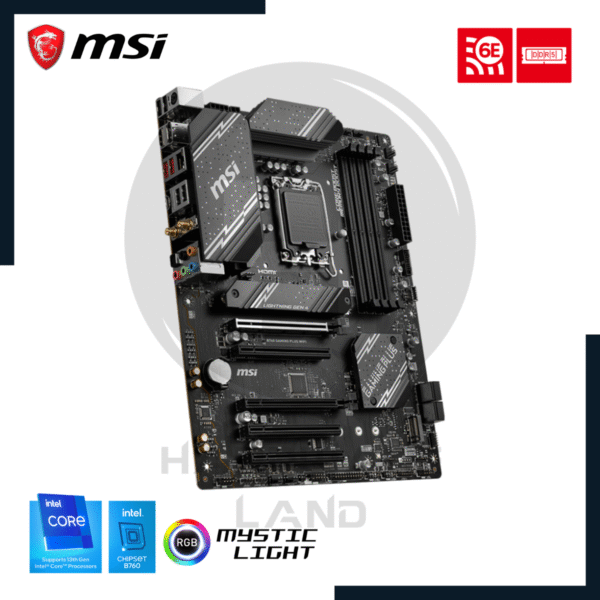 MSI B760 GAMING PLUS WIFI DDR5 3 msi b760 gaming plus wifi ddr5 3