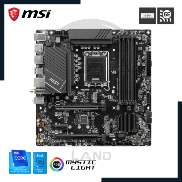 MSI PRO B760M-A WIFI DDR5 2 msi pro b760m wifi ddr5 2