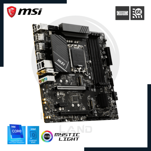 MSI PRO B760M-A WIFI DDR5 3 msi pro b760m wifi ddr5 3