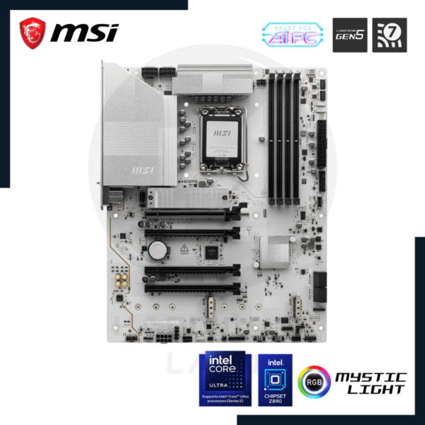 MSI PRO Z890-S WIFI WHITE DDR5 2 msi pro z890-s wifi white ddr5 2