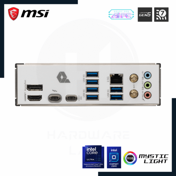 MSI PRO Z890-S WIFI WHITE DDR5 4 msi pro z890-s wifi white ddr5 4