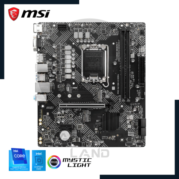 PLACA MADRE MSI PRO H610M-G DDR4 2 msi pro h610m-g ddr4 2