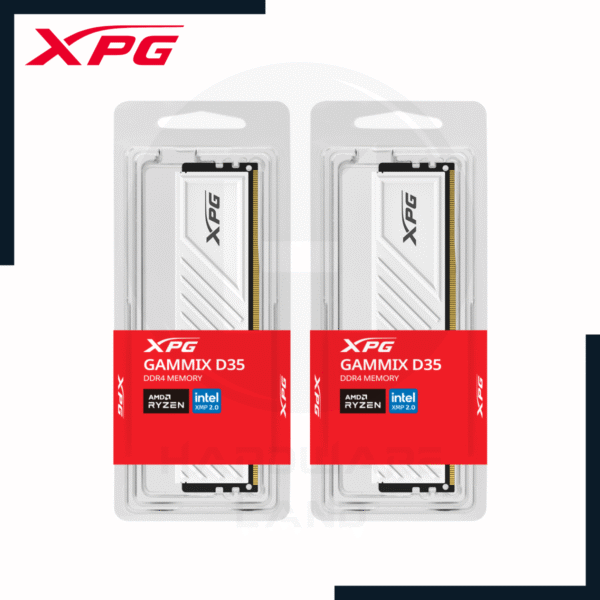 XPG GAMMIX D35 WHITE 2X16GB DDR4 3200 MHZ 1 xpg gammix d35 white 16gb