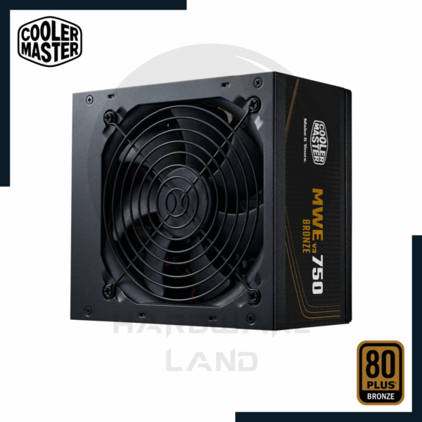 COOLER MASTER MWE V3 750 80 PLUS BRONZE 750W 3 cooler master mwe v3 750 80 plus bronze 3