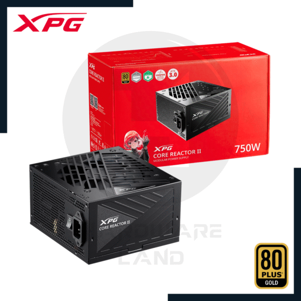 xpg core reactor ii atx 3.0 750w 80 plus gold modular